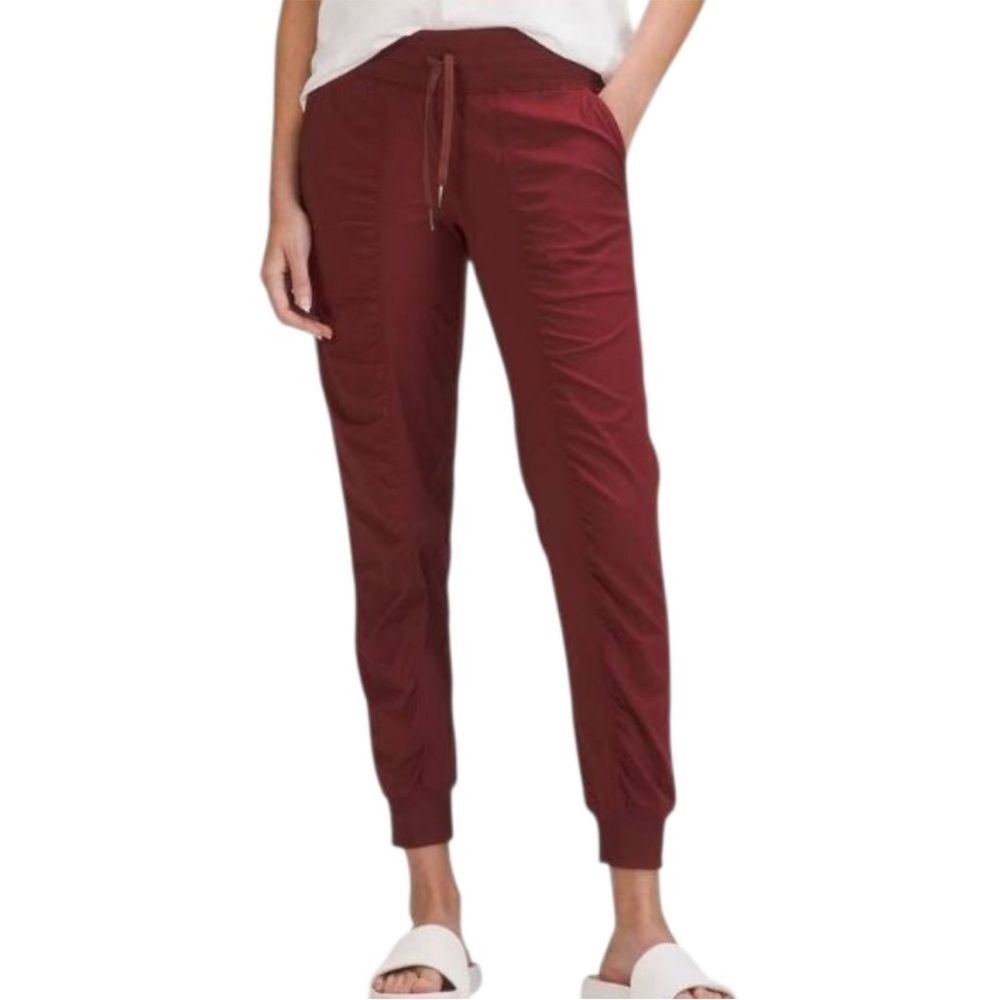 Lululemon Dance Studio Mid-Rise Jogger, Red Merlot size 2
